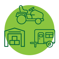 Mowers, storage buildings, & trailers Altamaha Federal