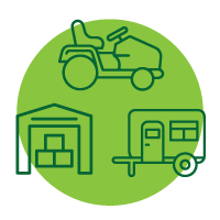 Mowers, storage buildings, & trailers Altamaha Federal