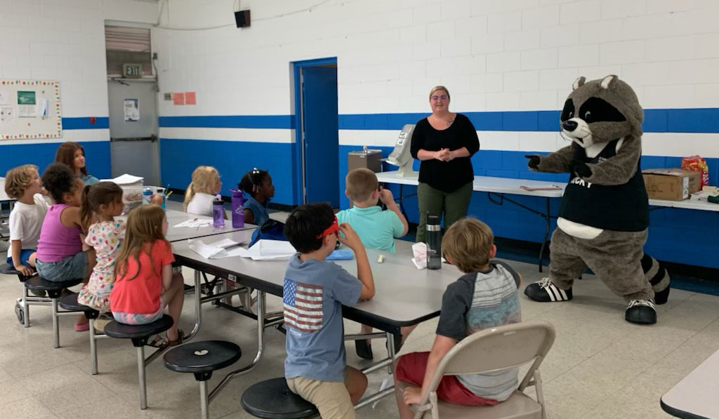 Rocky Visits Boys & Girls Club