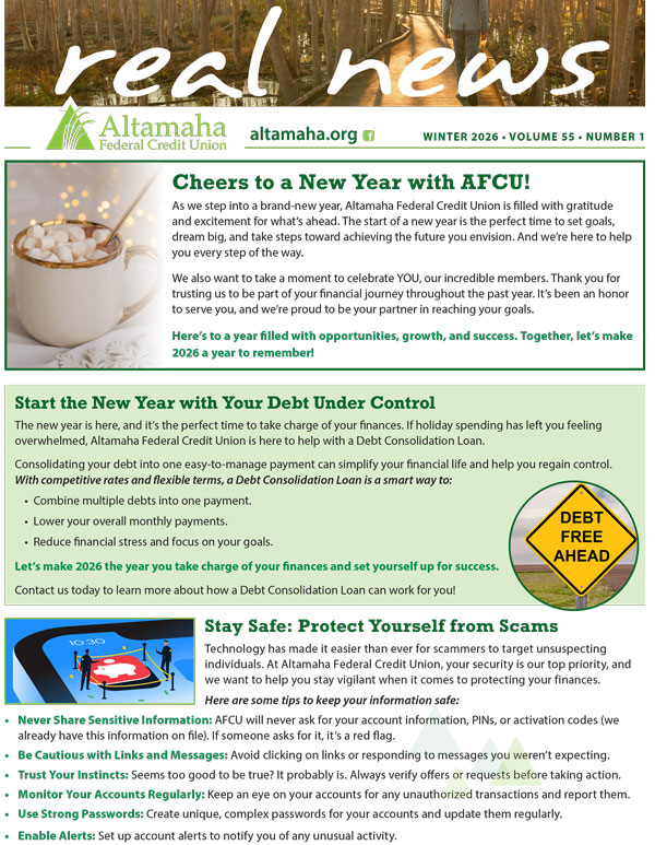 AFCU Winter 2026 Newsletter